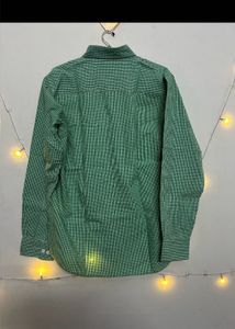 Men&#39;s Green Checked Shirt
