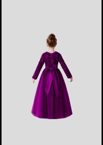 Elegant Purple Princess Dress