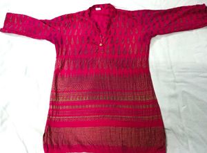 Short Pink Kurta