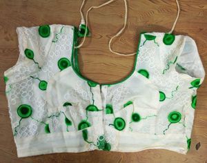 Bandhani Saree With Readymade Blouse💚
