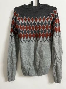 Patterned Knit Sweater