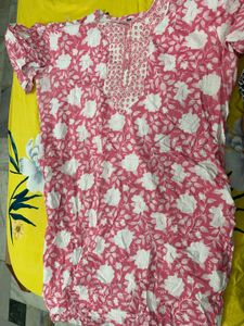 Floral Print Kurta