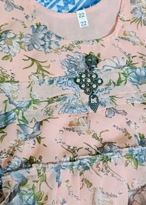 Floral Ruffle Dress Girls Size 22(2-4years )