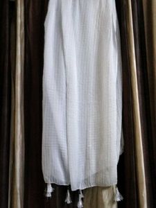 White And Black Dupatta