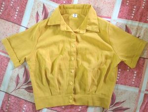 Bold Mustard Top
