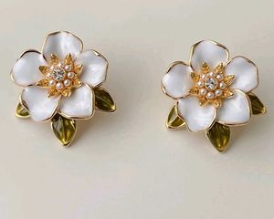 Combo Of 5 Korean Floral Earrings