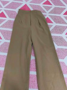 Wide Leg Trousers - Size S