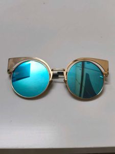 Blue Round Style Glares