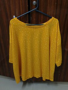 Oversized Round Colar Top For Women