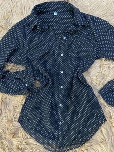 Polka Dot Sheer Blouse