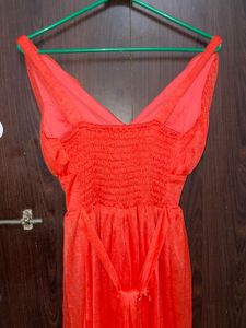Elegant Orange Dress
