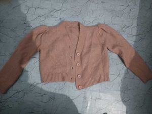 Cute pink Knit Cardigan