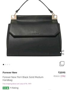 Forever New Black Formal Satchel 👜