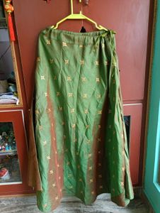 Green Ethnic Skirt