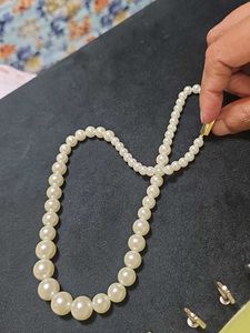 Single Layer White Pearl Mala