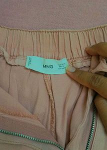 LINEN PANTS PEACH COLOUR