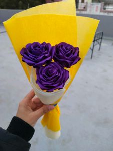 Purple Rose Bouquet