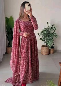 Beautiful Anarkali Gown Set Xxl
