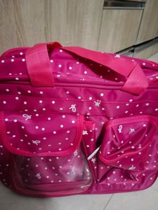 Brand New Diaper Bag for Baby Essentials-Pink Colo