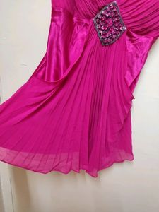 Imported Hot Pink Mini Dress