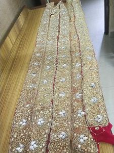 7 Meter Golden Colour Saree Lace