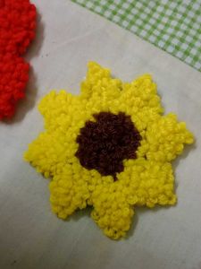 Handmade Flower Mug Rugs/ Coasters