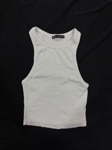 Zara White Tank Top