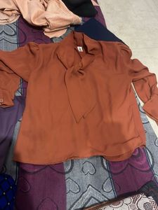 Elegant Bow Tie Blouse