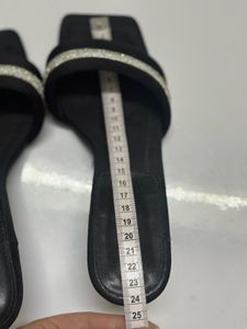 Black Heels with Rhinestones