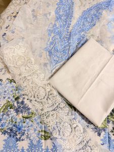 Pakistani Suit material with patches