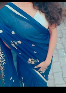 Blue Saree