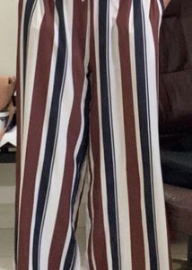Shein Striped High Waist Pants