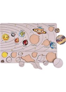 The Relic Treasures Wooden Solar System Puzzle .