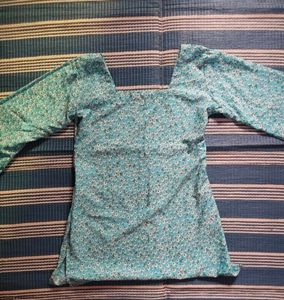 Floral Print short kurti