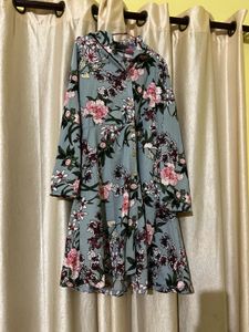 Floral Print  Shirt Dress
