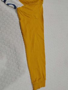 Yellow Athletic Long Sleeve T-Shirt