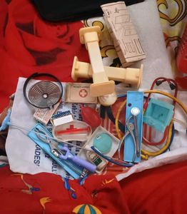 Vintage Antique Toy Medical Kit