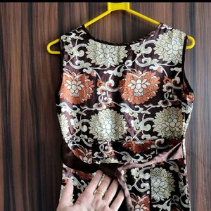 Satin Globus Y2K Pleated Floral Mini Dress ❤️