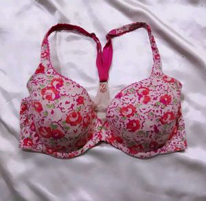 Floral Print Bra