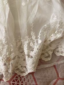 White Lace Mini Skirt