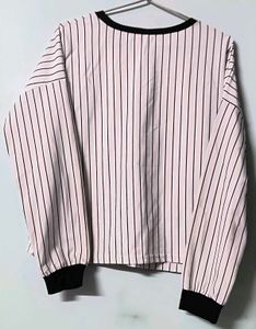 GROVER 32 Basketball Striped Long Sleeve Top
