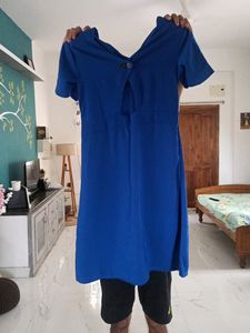 Brand  New Royal Blue Dress Wit Beautiful Back