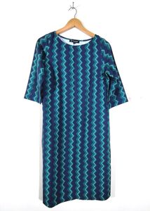 Multi Zig Zag Printed Dress (Women's)
