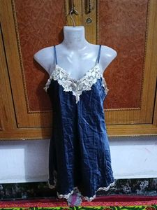 Blue Lace Nightgown