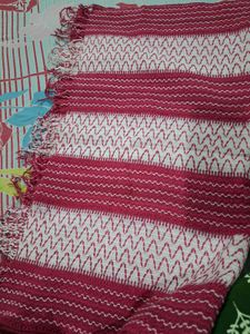Striped woolen shawl