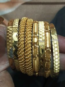 Golden Bangle Set