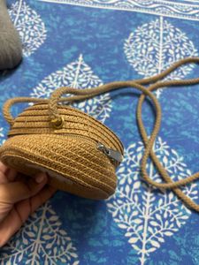 Cute Daisy Straw Crossbody Bag