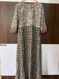 Batik Print Ethnic Gown