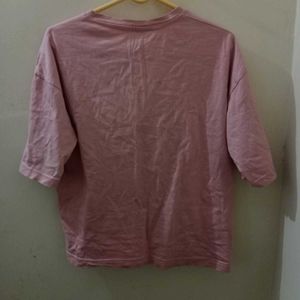 Pink Oversized T-Shirt
