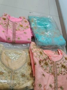 4 Color Available  With Shalwar Dupta